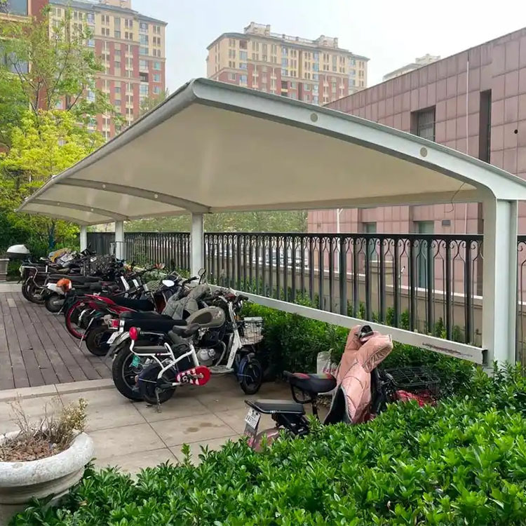 镇坪县膜结构电动车棚